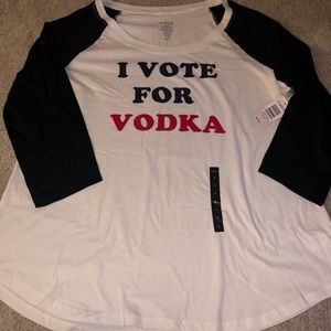 Size 1 Torrid 3/4 sleeve shirt NWT